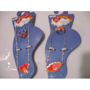  Care Bear Ankle Bracelets and Rings 
