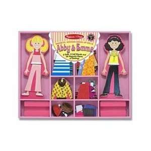    Melissa & Doug Abby & Emma Magnetic Dress Up Set Toys & Games