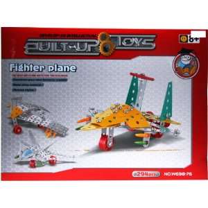   Fighter Plane 294 Piece Alloy Based Construction Set Toys & Games