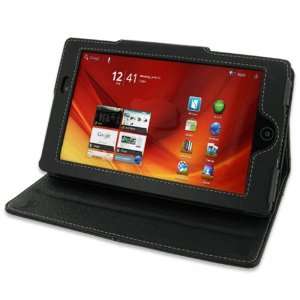   Black Leather Case for Acer ICONIA Tab A100