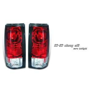  Chevy S10 Pickup Truck 82 93 Red Clear Altezza Tail Light 