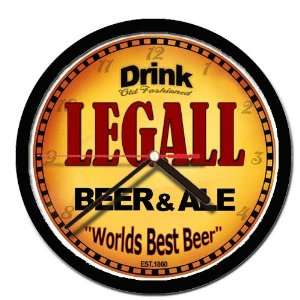  LEGALL beer and ale cerveza wall clock 