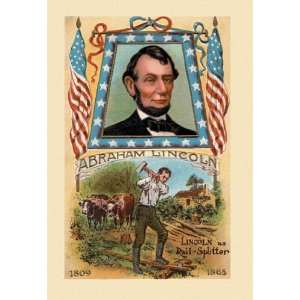  Lincoln as Rail Splitter 20x30 Poster Paper
