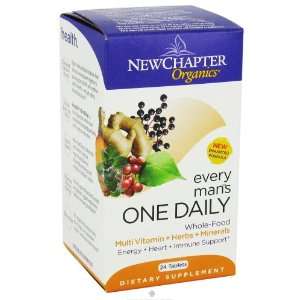  New Chapter Every Man One Daily   Organic 24 Tablets 