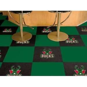   By FANMATS NBA   Milwaukee Bucks Carpet Tiles
