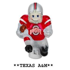  Texas A&M Aggies Acrylic Running Football Player Night Light Home