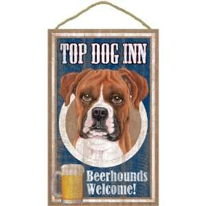  Boxer Top Dog Inn Beerhounds Welcome 