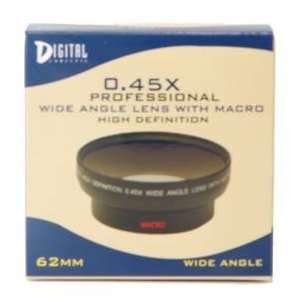  0.5X 62MM Wide Angle Lens With Rings