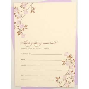   fill in letterpress bridal invitations