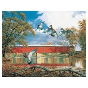  White Mountain Puzzles Wood Ducks 1000 Piece Jigsaw Puzzle 