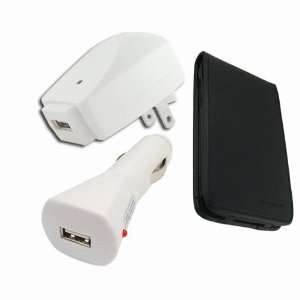   CAR ADAPTER+WALL CHARGER+IPOD TOUCH 2G leather case For IPOD TOUCH 2G