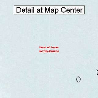  USGS Topographic Quadrangle Map   West of Texas, New York 