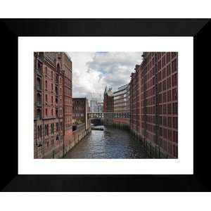  Speicherstadt Hamburg Large 15x18 Framed Photography 