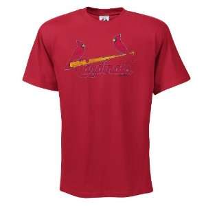 MLB St. Louis Cardinals Big Time Play Fashion Fit Logo T shirt (Large)