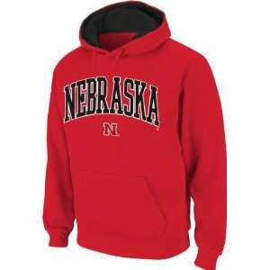  Nebraska Cornhuskers Red Tackle Twill Big Autumn Hooded 