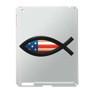  iPad 2 Case Silver of US Christian Fish Ichthys 