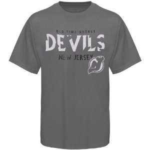 Old Time Hockey New Jersey Devils Charcoal St. Croix T shirt