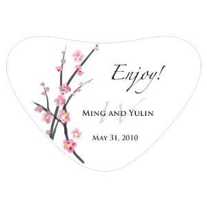  Cherry Blossom Heart Container Sticker