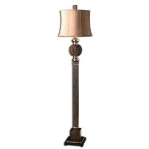 Uttermost 66 Inch Knotted Rattan Floor Lamp In Natural Rattan Vine w 