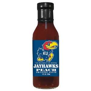  Kansas Jayhawks NCAA Peach Grilling Sauce   12oz Sports 
