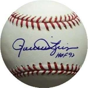 Rollie Fingers Autographed/Hand Signed MLB Baseball inscribed HOF 92