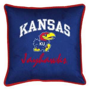 Kansas Jayhawks 22in. Sidelines Pillow by Sports Coverage  