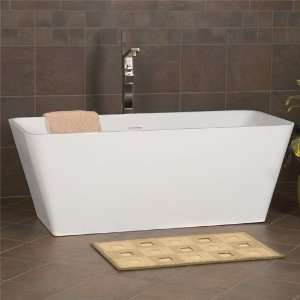  59 Kelem Freestanding Resin Tub   With Overflow (includes 