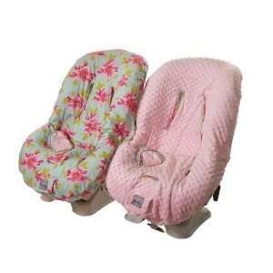  Central Park West & Pink Minky Toddler Seat Cover Baby