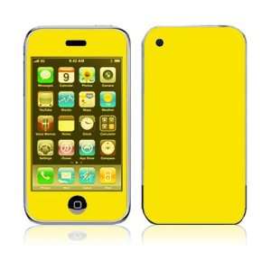  Apple iPhone 3G Decal Vinyl Sticker Skin   Simply Yellow 