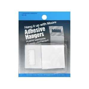   Moore Picture Hangers Saw Tooth Adhesive 4pc