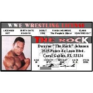  THE Rock WWE Collector Card 
