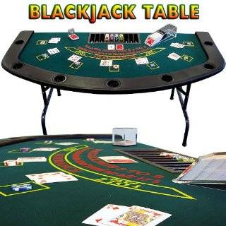   Trademark Poker Full Size Folding Blackjack Table