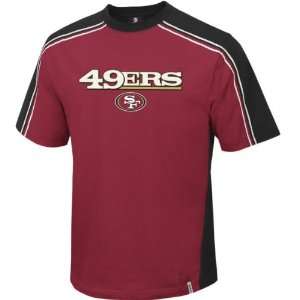 San Francisco 49ers Red Upgrade Short Sleeve Crew Sports 