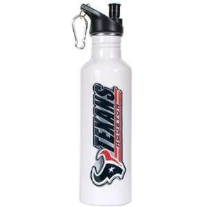  Houston Texans 26oz Stainless Steel Water Bottle (White 