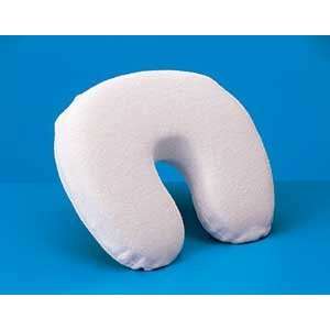 memory foam Crescent Pillow With Terry Fabric Zippered Cover, 10/case 