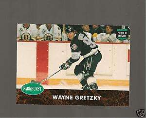 WAYNE GRETZKY PARKHURST 92 93 CARD #433  
