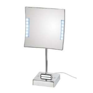  Quadrololed Free Standing Magnifying Cosmetic Mirror with 