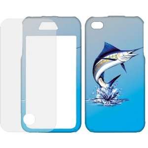 Samsung Galaxy S II i777 MARLIN FISH FISHING Blue case cover + FREE 