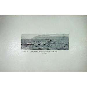  1855 1895 Ship French Submarine Boat Gustave Zede