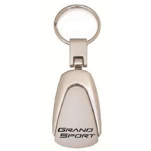 C6 Corvette Grand Sport Laser Engraved Teardrop Keychain