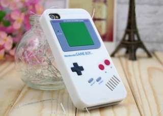 Iphone 4S 4 Nintendo Game Boy Silicone Case White Color USA Seller 
