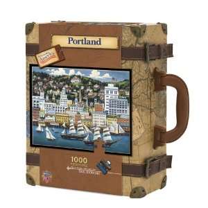  Eric Dowdle Puzzle Portland In Suitcase Toys & Games