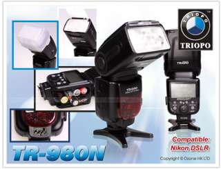 Triopo TR 980N TTL Flash Light Speedlite For Nikon D5100 D7000 D90 