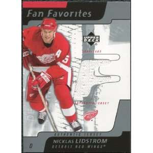  2002/03 Upper Deck Fan Favorites #NL Nicklas Lidstrom 