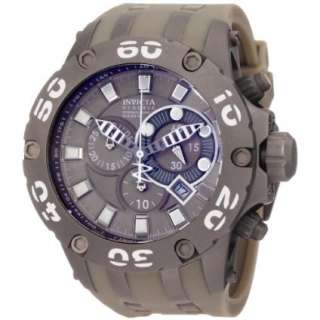 Invicta Mens 0921 Reserve Chronograph Grey Dial Rubber Watch 
