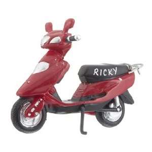  Personalized Moped or Scooter Christmas Ornament