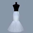   Petticoat/slip 1 Hoop Bone Elastic Wedding Dress Crinoline Trumpet