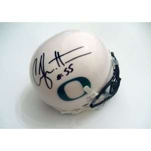  Casey Matthews Autographed Oregon Mini Helmet Sports 