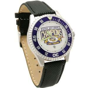   Champions Mens Competitor Watch with Leather Band