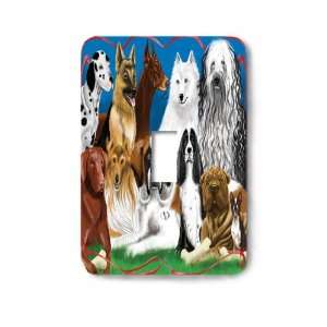  The Dog Show Decorative Steel Switchplate Cover